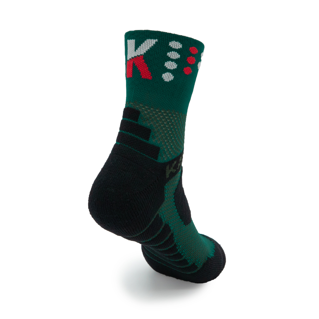 CALCETINES "TANQUE" - VERDE BOTELLA - DE TRAIL RUNNING • Kamuabu Sports - Ropa running, ciclismo y crossfit