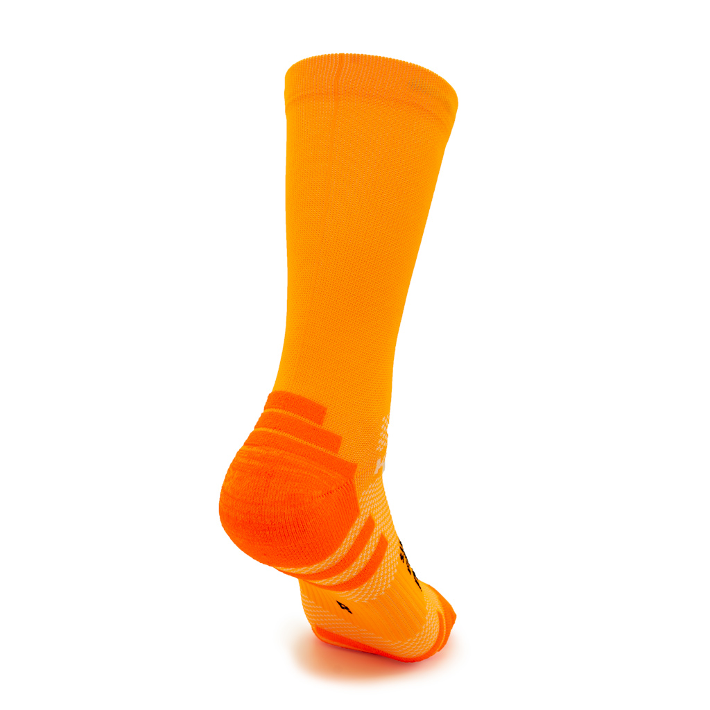 Medias y calcetines deportivos naranjas de mujer