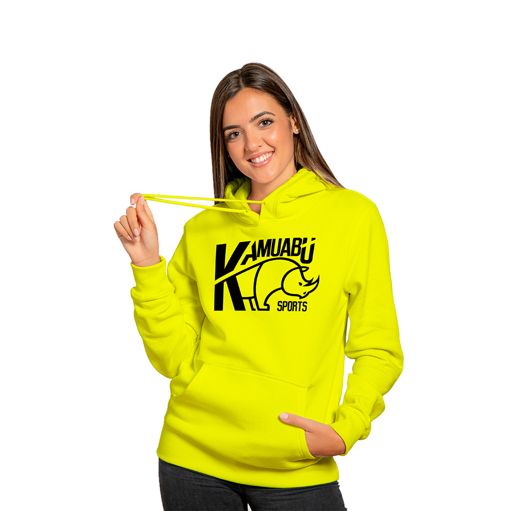 Sudadera amarilla Kamuabu - (unisex) - logo