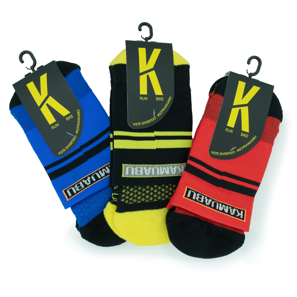 PACK TRAIL Calcetines Running - 14CM (3 colores) • Kamuabu Sports - Ropa ciclismo y crossfit