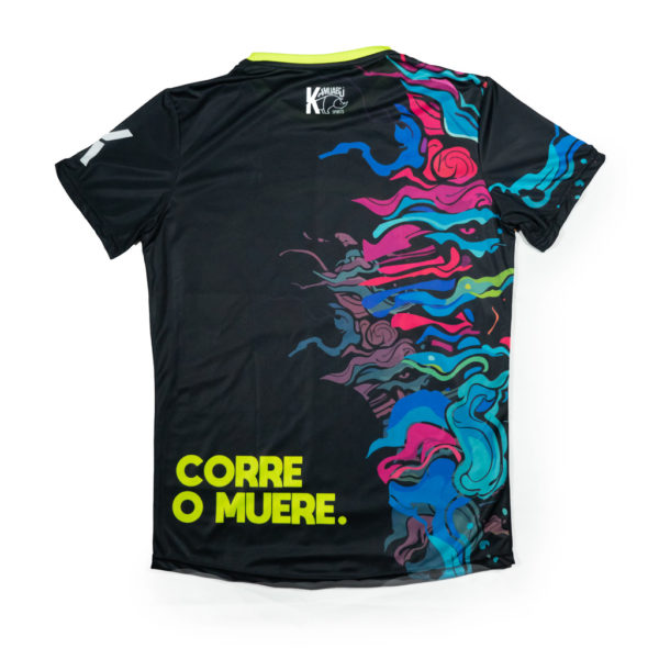 CAMISETA elite fit RUNNING #CORREOMUERE 2.0 de 90gr elástica - Imagen 3