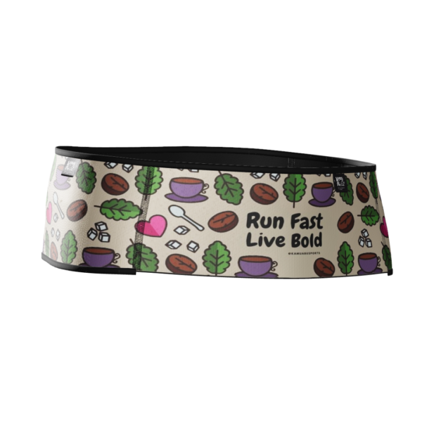 CINTURÓN RUNNING COFFEE TIME - BELT TRAIL - Ultraligero y Reversible - Imagen 6