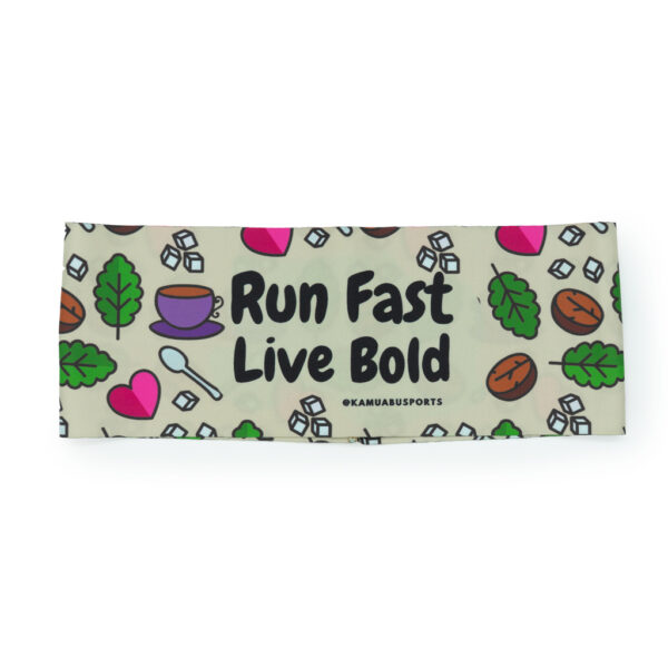 HEAD BAND RUNNING Elite COFFEE TIME - Sin Costuras - Imagen 2